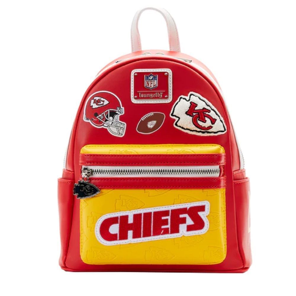 Loungefly Red and Yellow Chiefs Backpack
